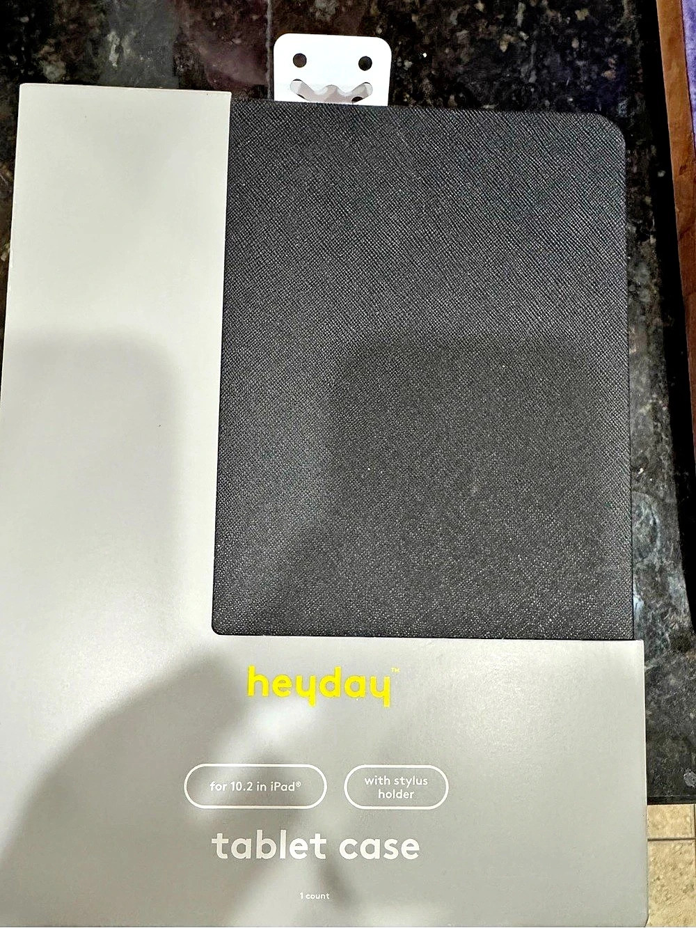 Heyday iPad (9th Gen) and Air (3rd Gen) Case - heyday™ Black Saffiano Tablet